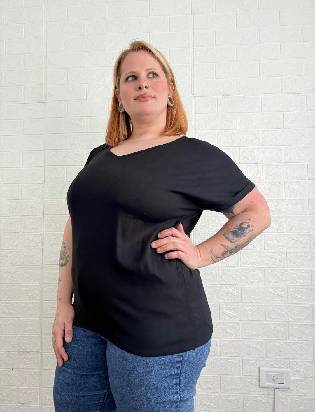 Remera Morley Rattier Talle Especial Mujer Verano Dama Camisa Camiseta Remeron Top - Imagen 2