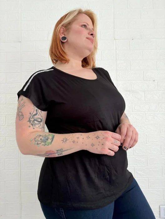 Remera Modal Viscosa Talle Especial Mujer Verano Dama Camisa Camiseta Remeron Top