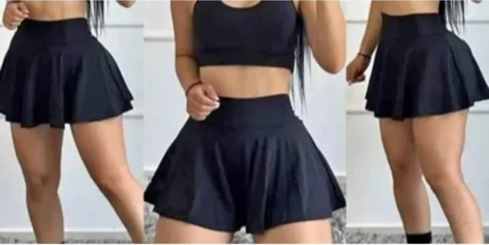Conjunto de Shorts Pollera y Top
