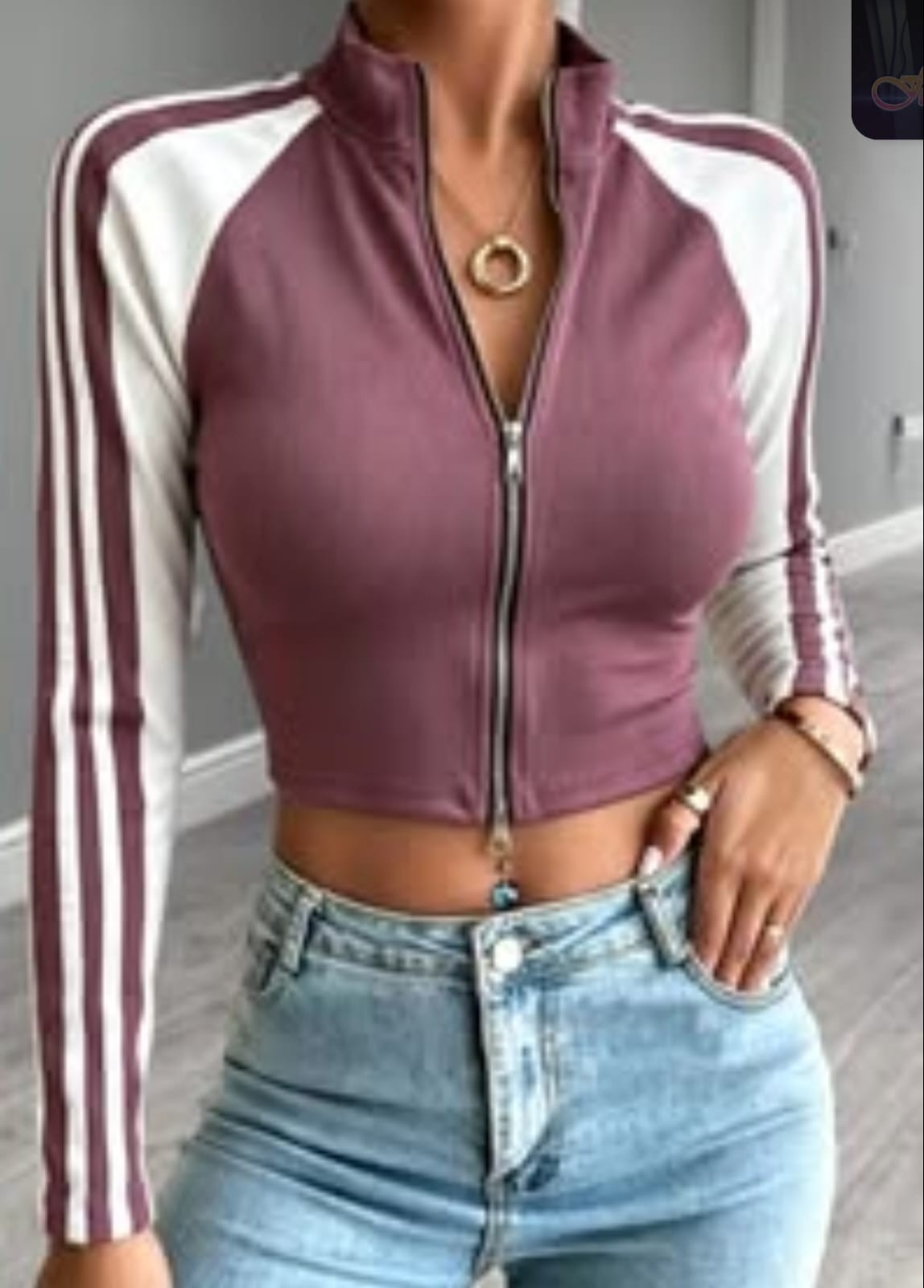 Campera / Cierre Doble Desliz Verano - Imagen 2