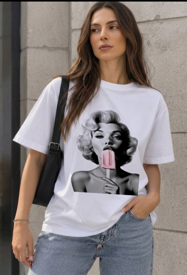 Remeras para Mujer Algodón Peinado;) - Imagen 2