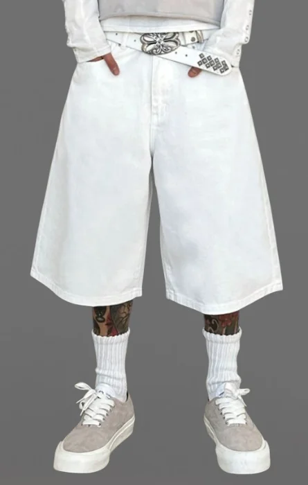 Bermuda Baggy Blanco