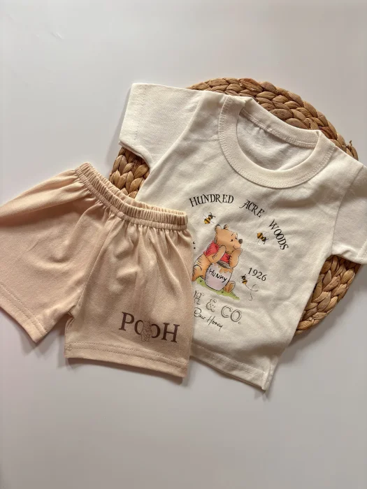 Conjunto de Verano Pooh Remera + Shorts
