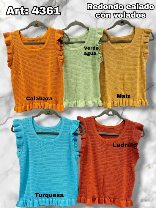 Musculosa con Volados