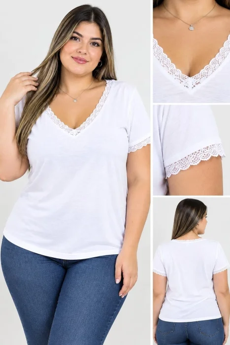 Remera C Puntilla