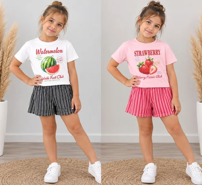 Conjunto Rayado Frutal