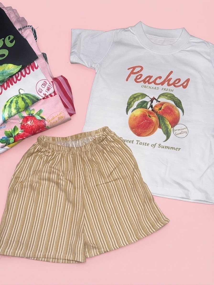 Conjunto Rayado Frutal - Imagen 2