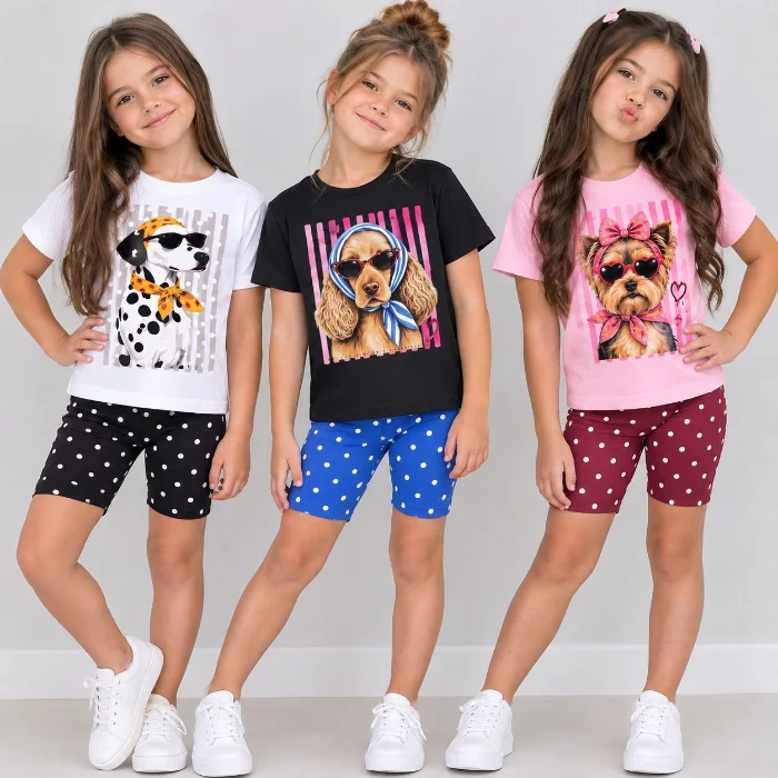 Conjunto Perruno Lunares