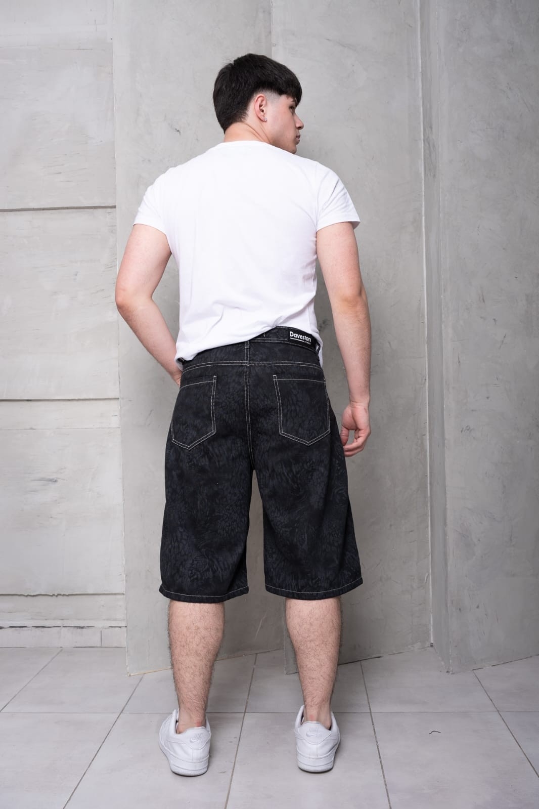 Bermuda Baggy Negro Realtree - Imagen 2