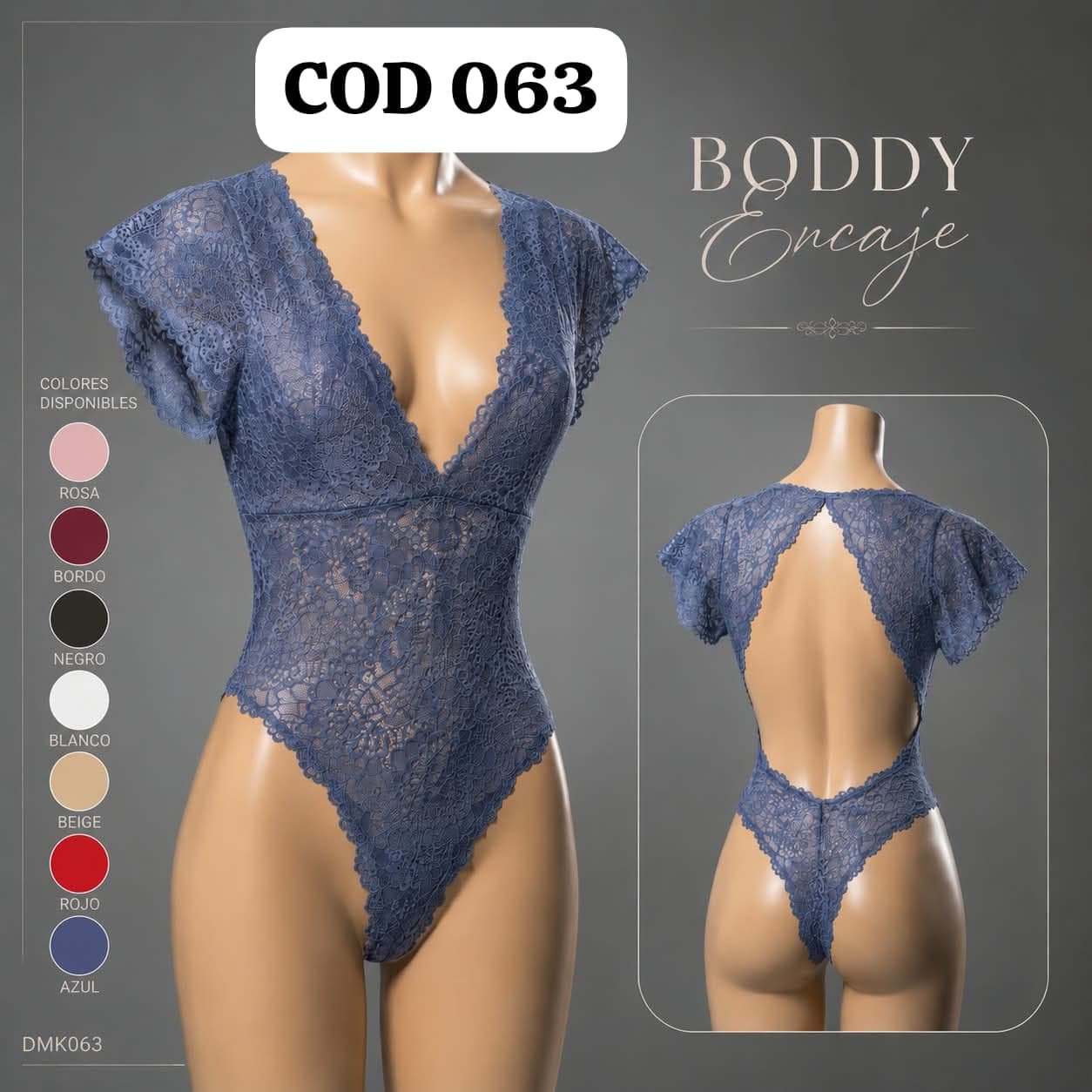 Body Encaje Cod 061 y 63 - Imagen 2