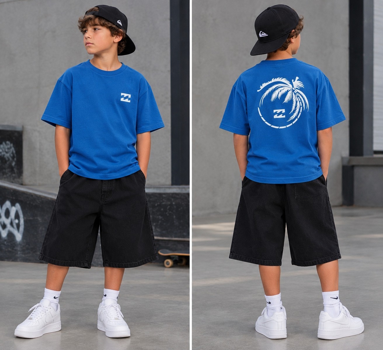 Remera Nene Algodón Peinado Doble Estampa - Imagen 2