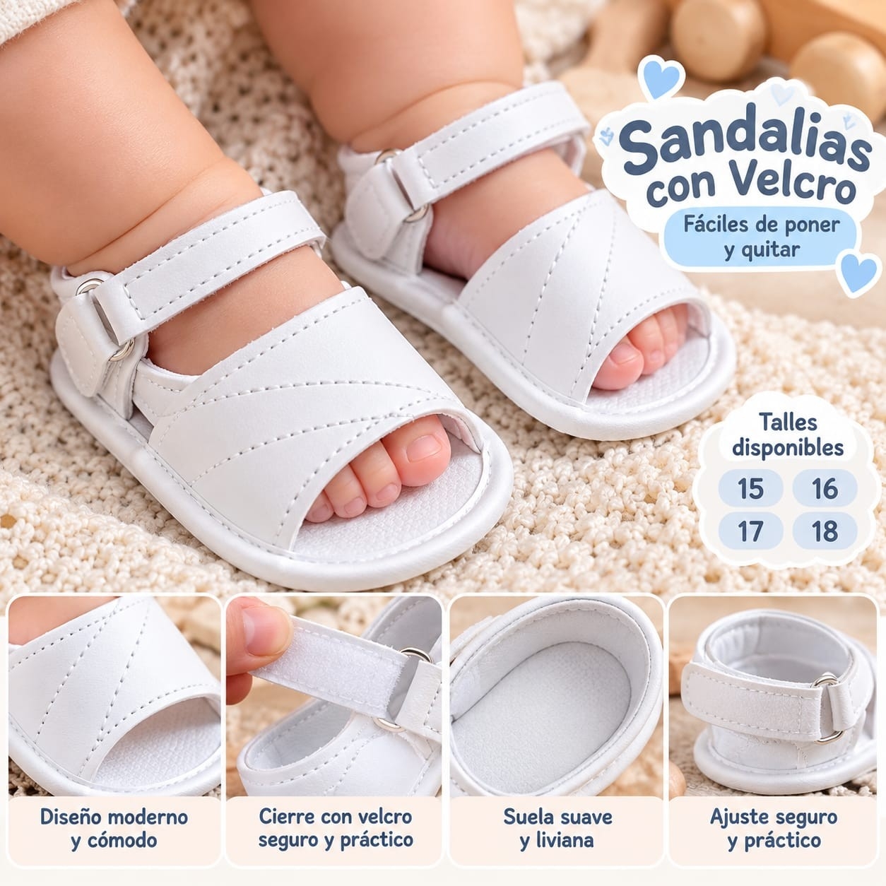 Sandalia C/ Velcro - Imagen 3