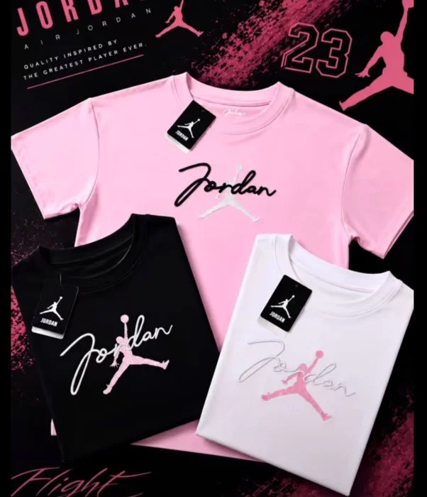 Remeras Bordadas Jordan del 1 al 5