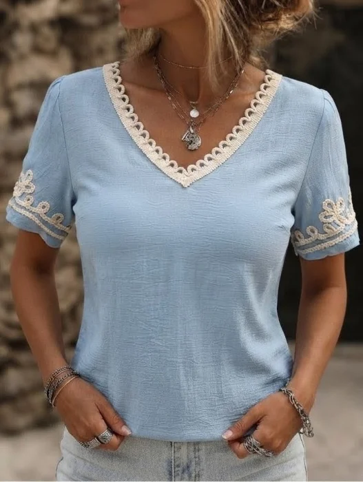 Blusa Crochet Importado Brasilero