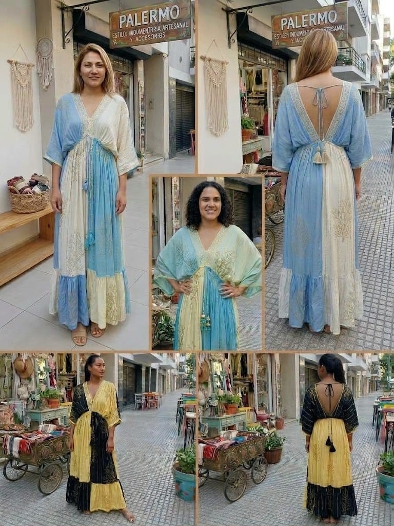 Vestido Hindú Importado - Imagen 2