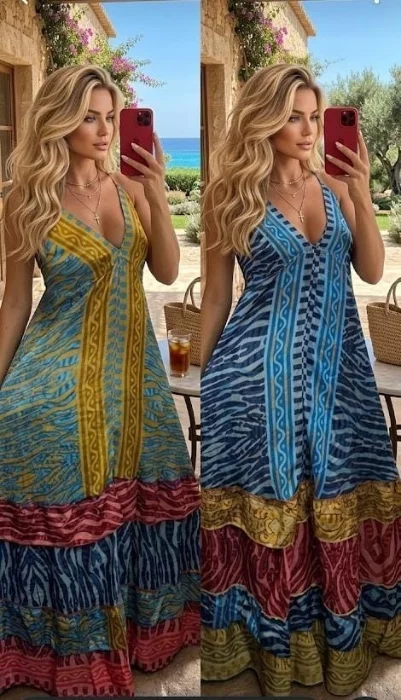 Vestido de Seda Importada