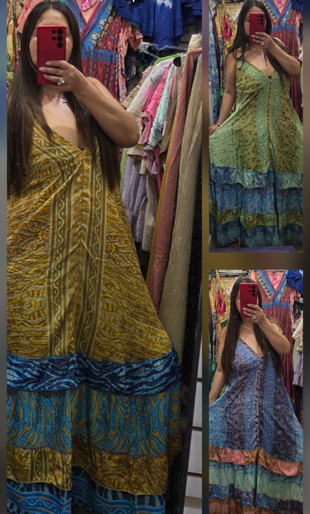 Vestido de Seda Importada - Imagen 3