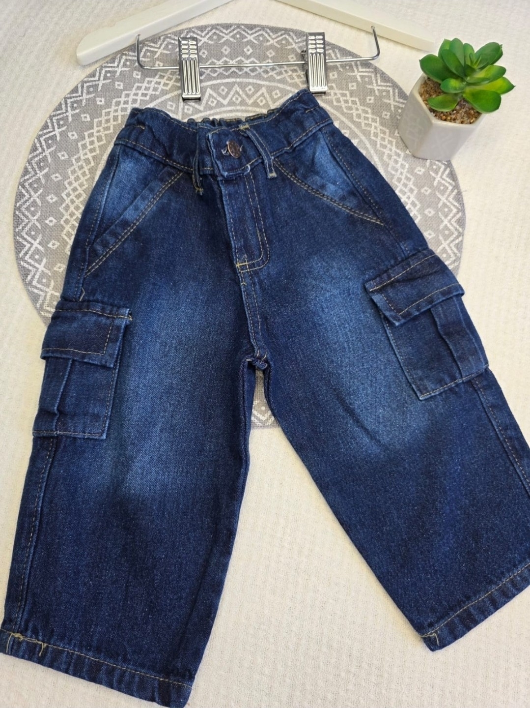 Jeans Cargo para Bebé. - Imagen 4