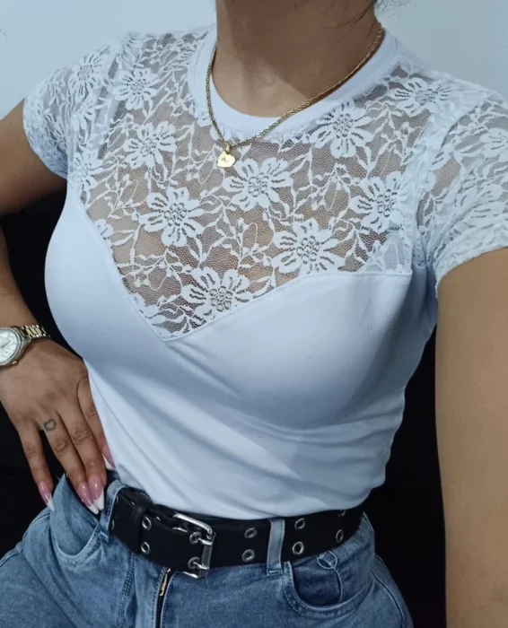 Remeras de Encaje