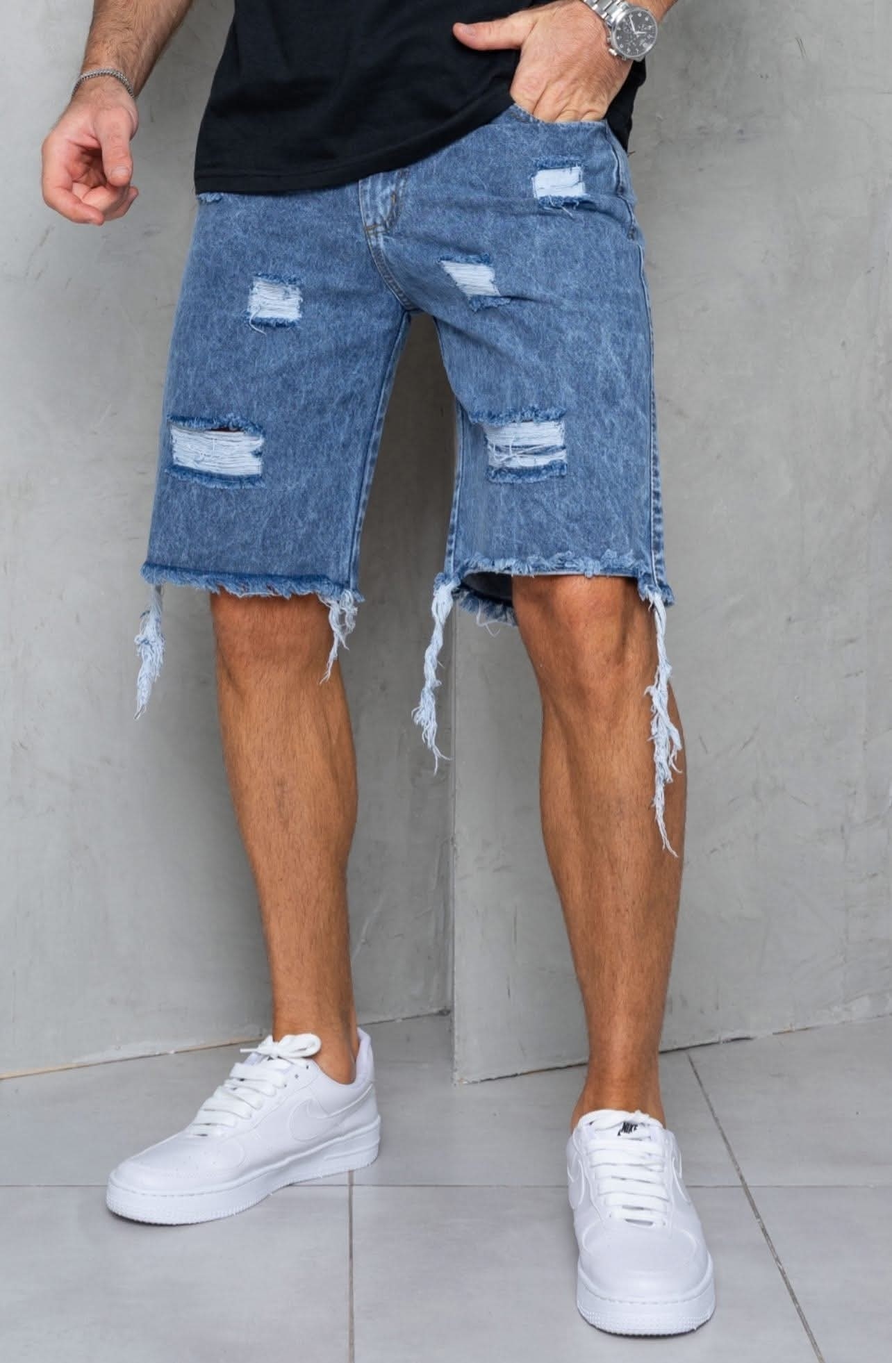 Bermudas Jeans Mom C/roturas - Imagen 2