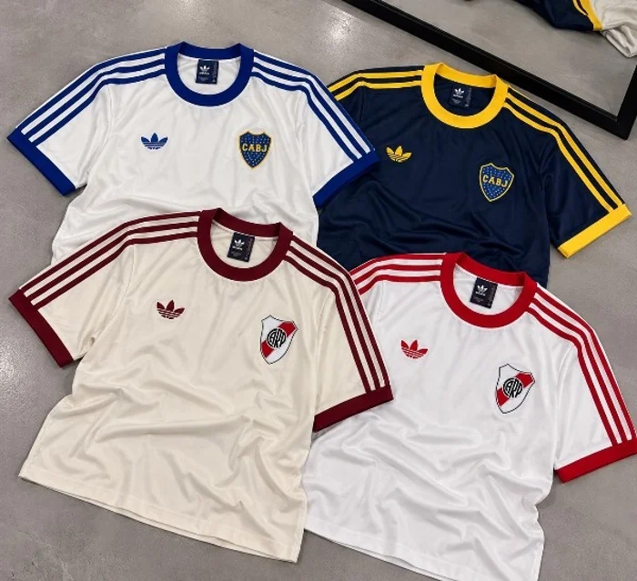 Remera Over Algodón River y Boca