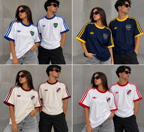 Remera Over Algodón River y Boca - Imagen 2