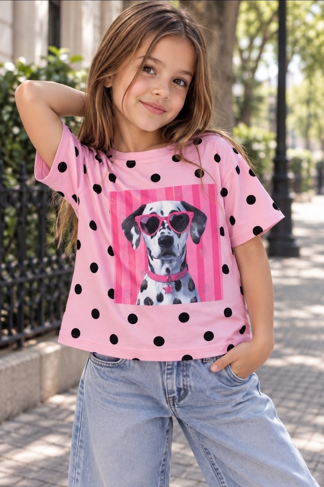 Baby Tee con Lunares - Imagen 3