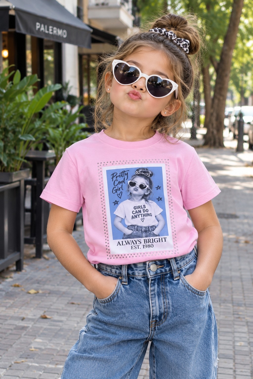 Remera Bonjour con Strass - Imagen 3