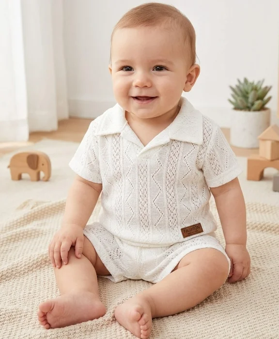 Conjunto Bebe Crochet Chomba