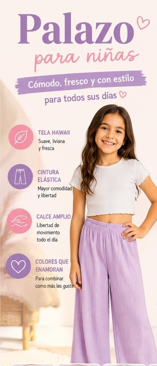 Palazos de Verano Hawai Brusela de Niñas - Imagen 3