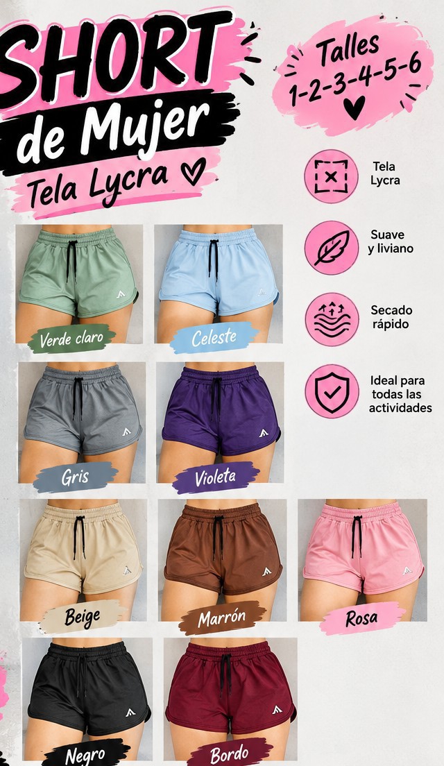 Short Deportivo de Mujer - Imagen 2