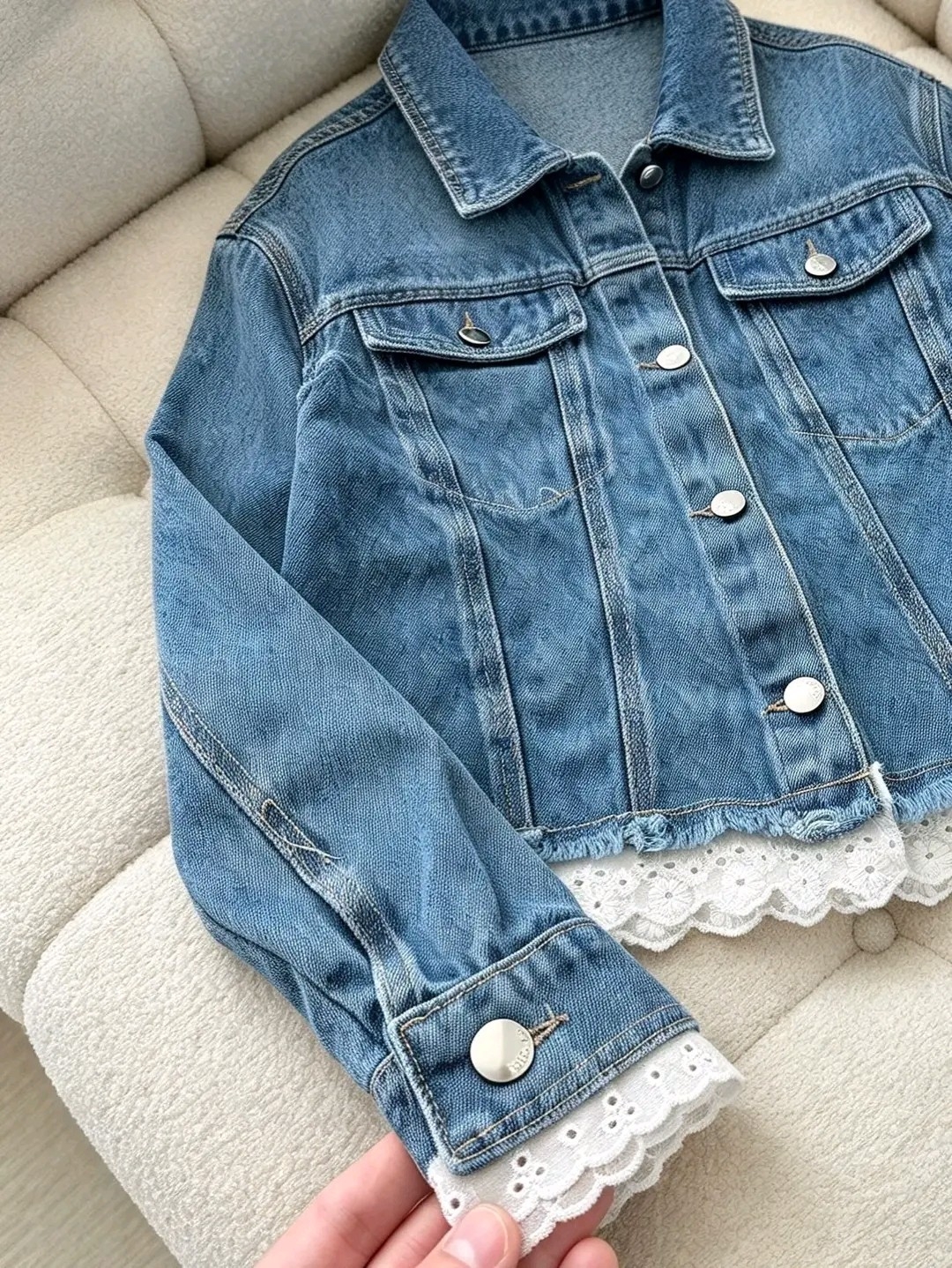 Campera de Jeans con Brodery - Imagen 4