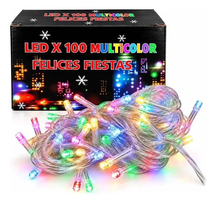 Luz X100 Navidad 8 Funciones