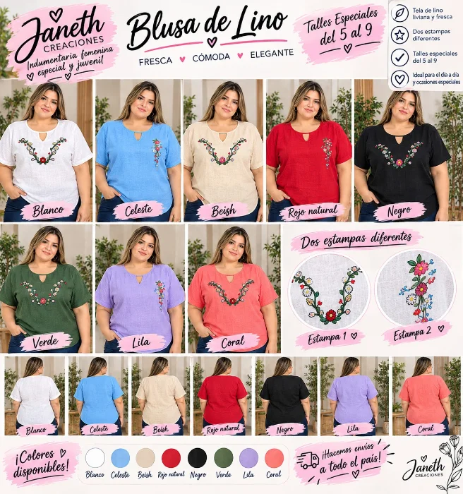 Blusas de Lino