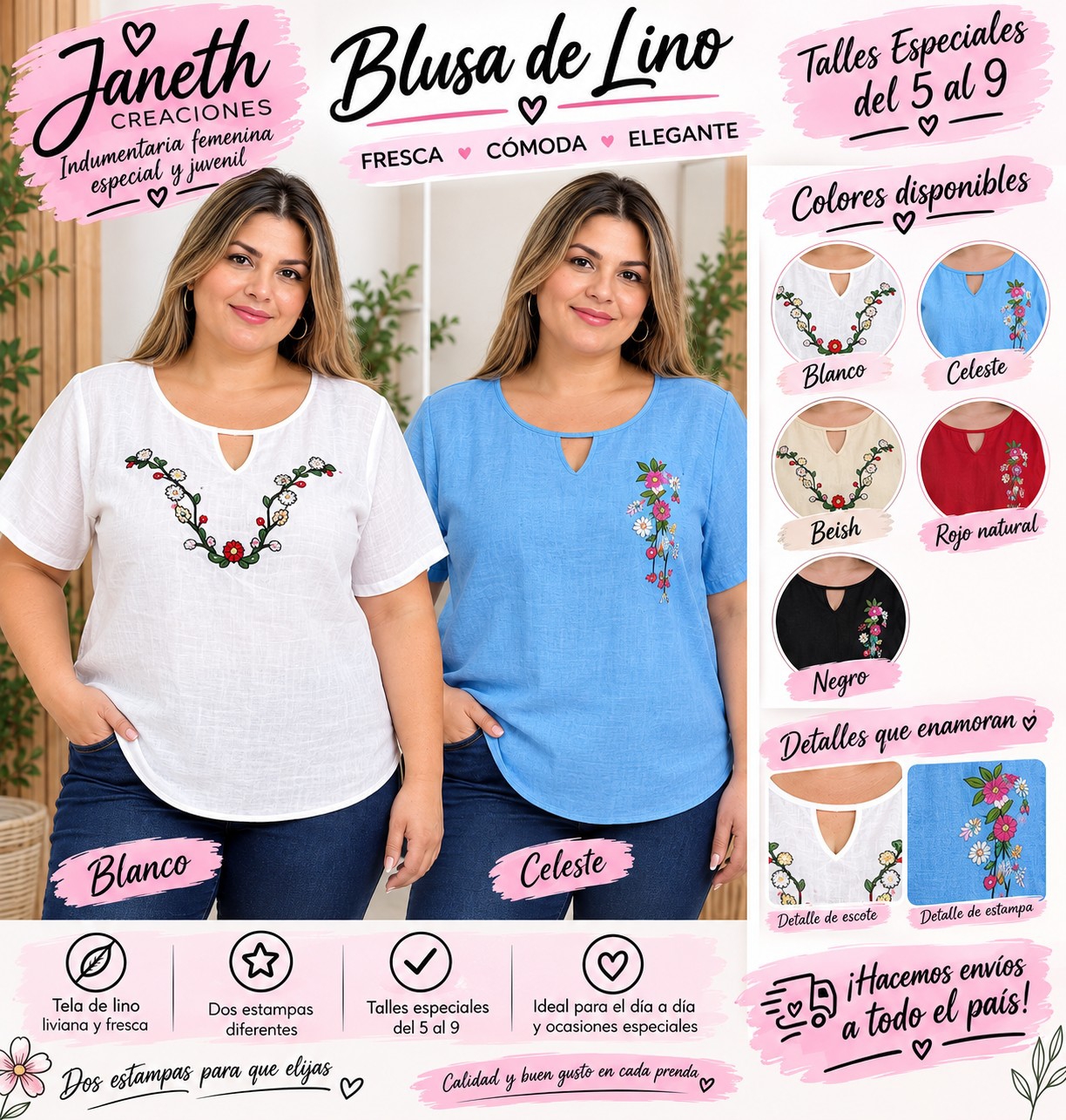 Blusas de Lino - Imagen 3