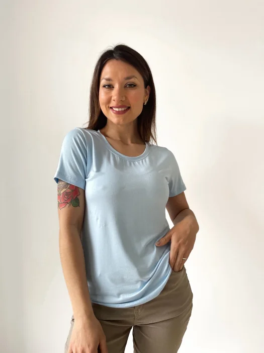 Remera Básica Cuello Redondo