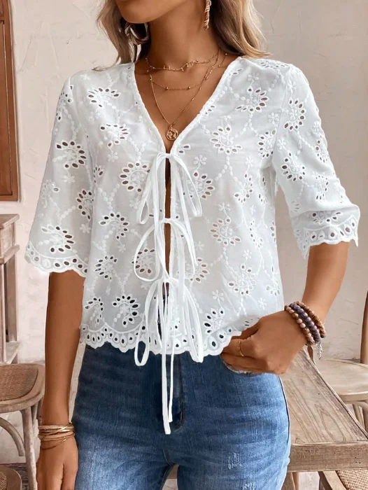 Blusa Brodery sin Boton