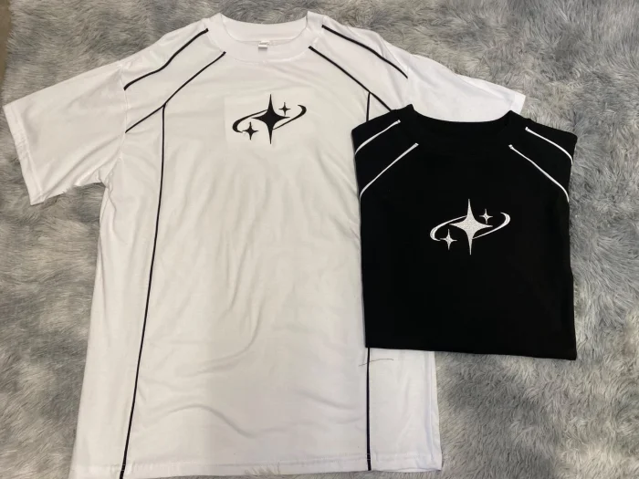 Remeras Oversize de Algodón Bordadas