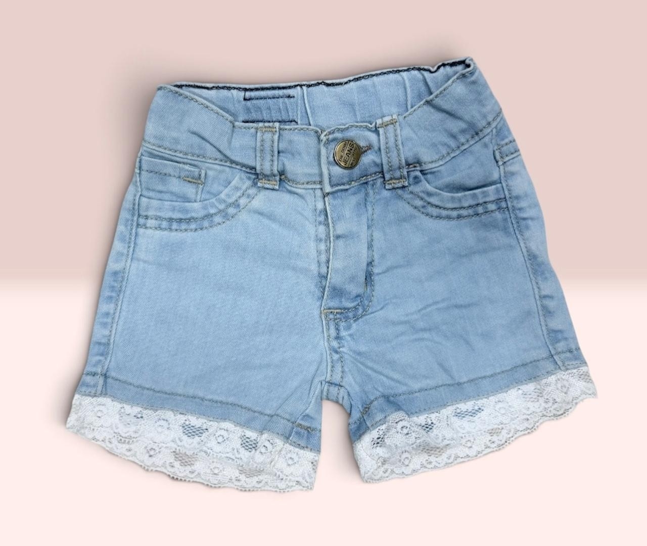 Short Beba Elastizado C/ Puntilas - Imagen 2