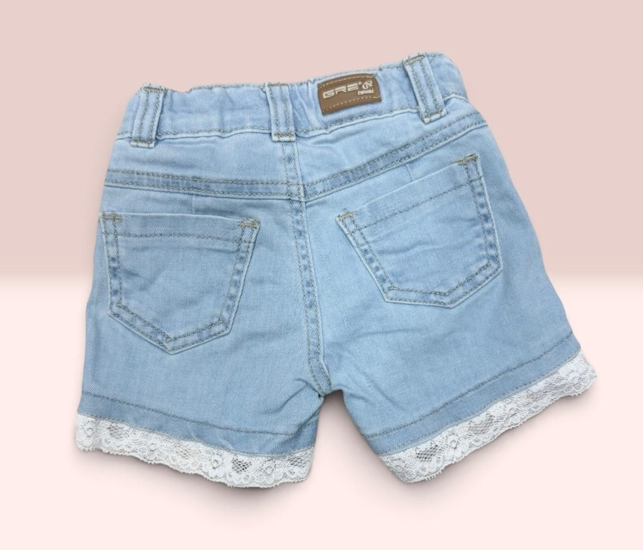 Short Beba Elastizado C/ Puntilas - Imagen 3
