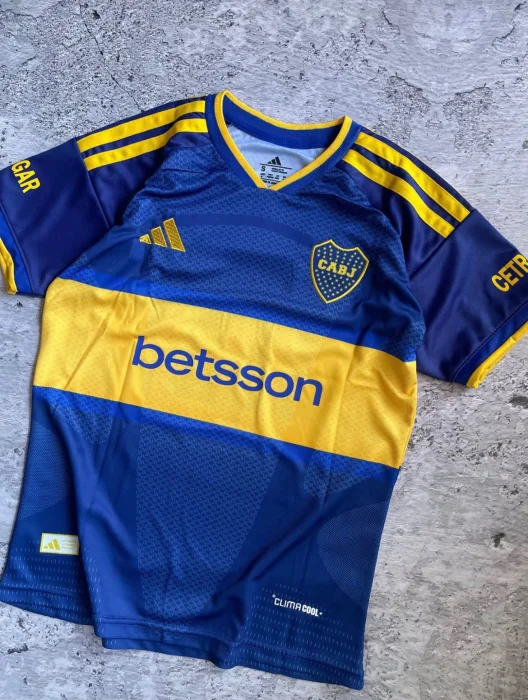 Camiseta de Boca Bordada Premium