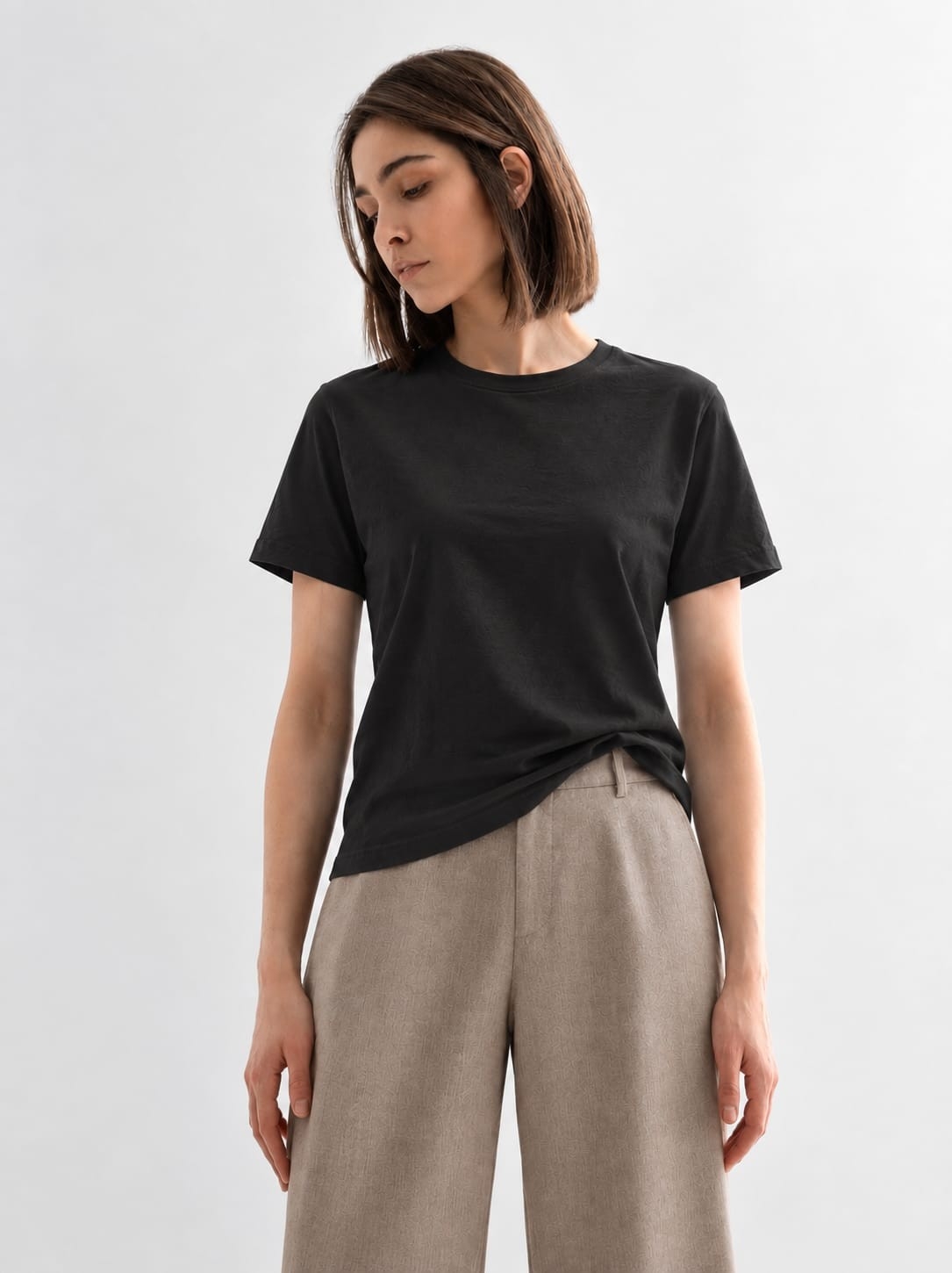 364-remera Basica (con Taza) Tl -algodon C/ Lycra - Imagen 2