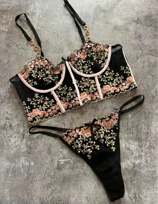 Conjunto con Corseth #2133 _ Importado