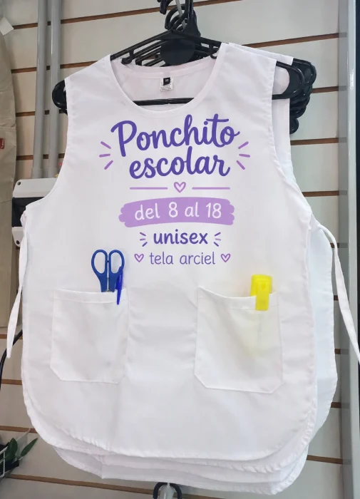 Ponchos Escolares Unisex