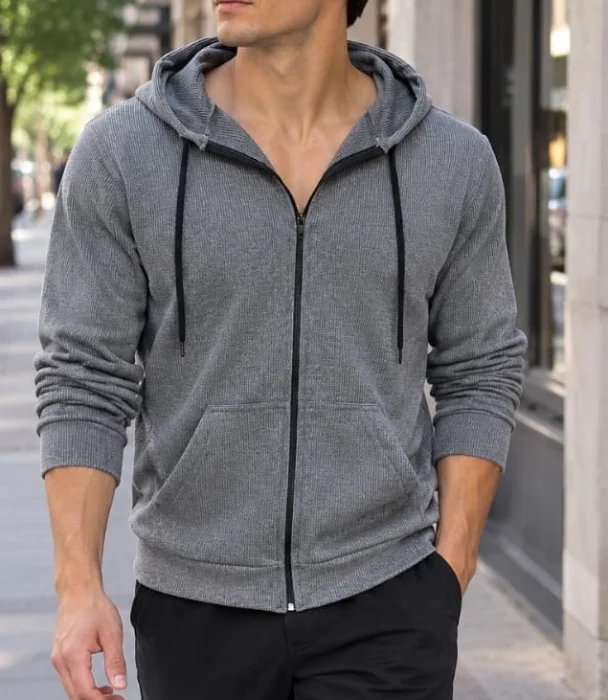 Campera Wafle Media Estacion