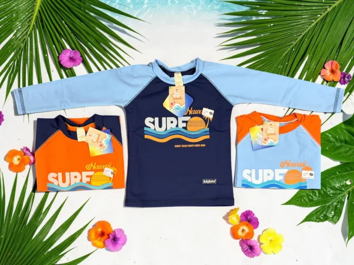 Remera Uv con Estampa Nene Big Bay T.(2-4-6-8 Años) Art.30