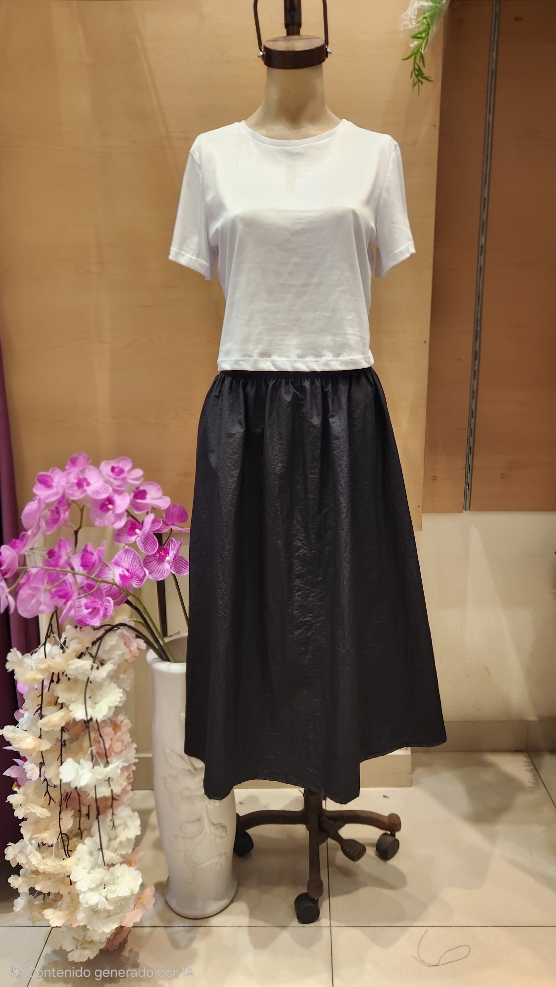 Falda Midi con Bolsillos - Imagen 3
