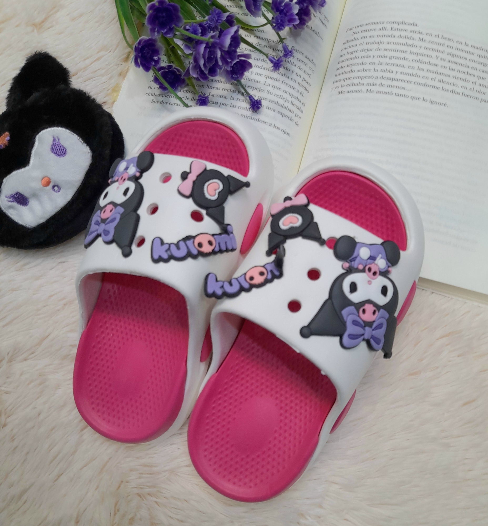 Chanclas Kuromi Pin 24a29 Importada - Imagen 2