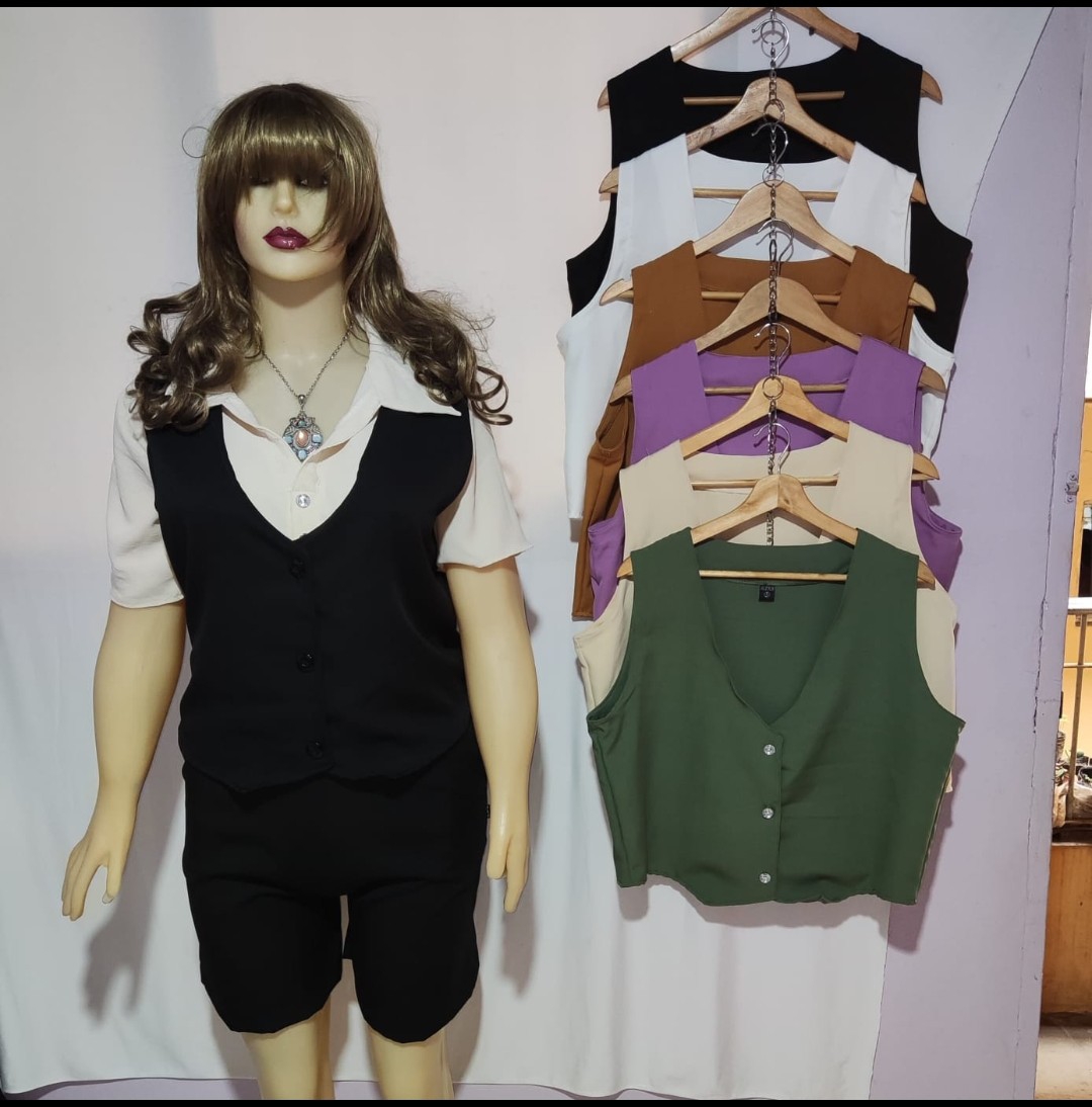 Conjunto de Chaleco y Short Sastrero - Imagen 2