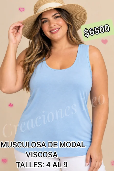 Musculosa Lisa de M. Viscosa